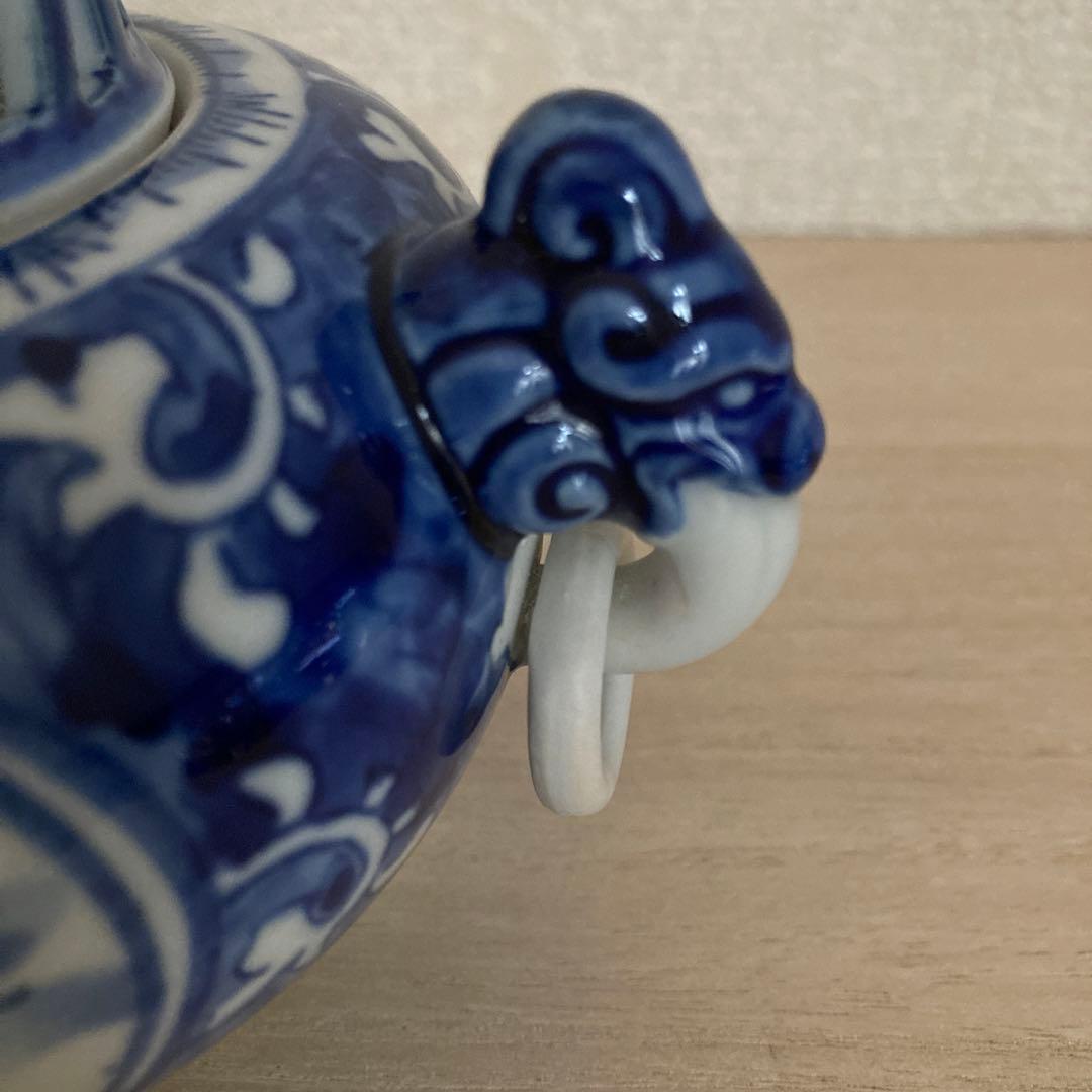 香炉　九谷焼　旭山窯