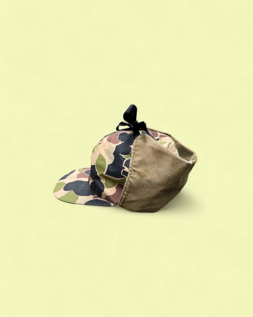 70s L.L.BEAN ダックカモ　ハンティングキャップ