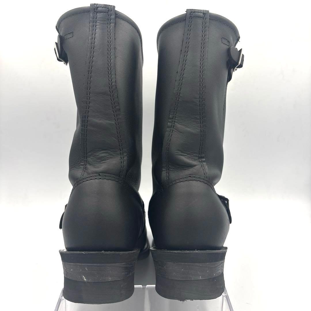 フライ FRYE エンジニアブーツ【7】23.5～24cm ブラック ベルト