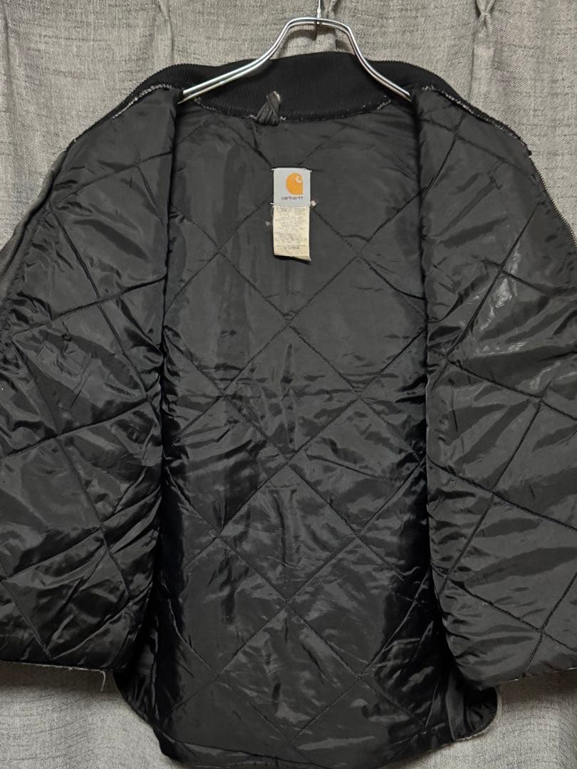 90s Carhartt カーハート ダックベスト ブラック 腰ゴム