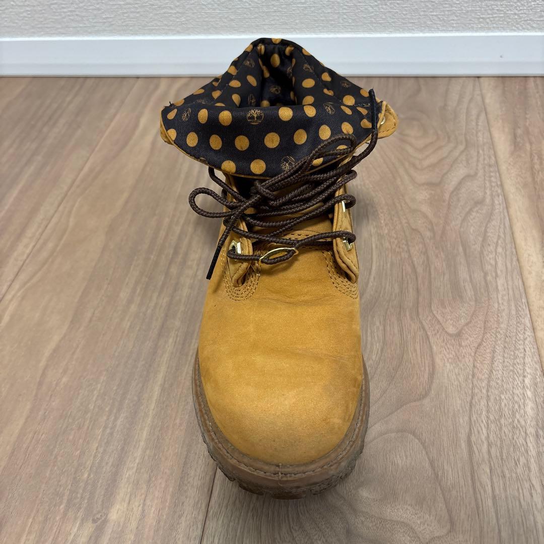 Timberland ブーツ ベージュ ドット柄　レディース23cm 即購入OK