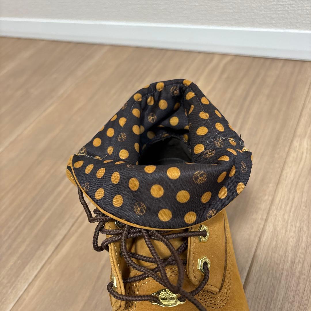 Timberland ブーツ ベージュ ドット柄　レディース23cm 即購入OK