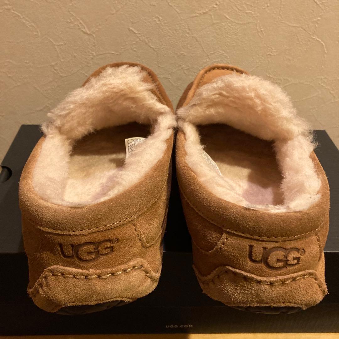 UGG アグ モカシン ムートンシューズ 27cm メンズブラウン