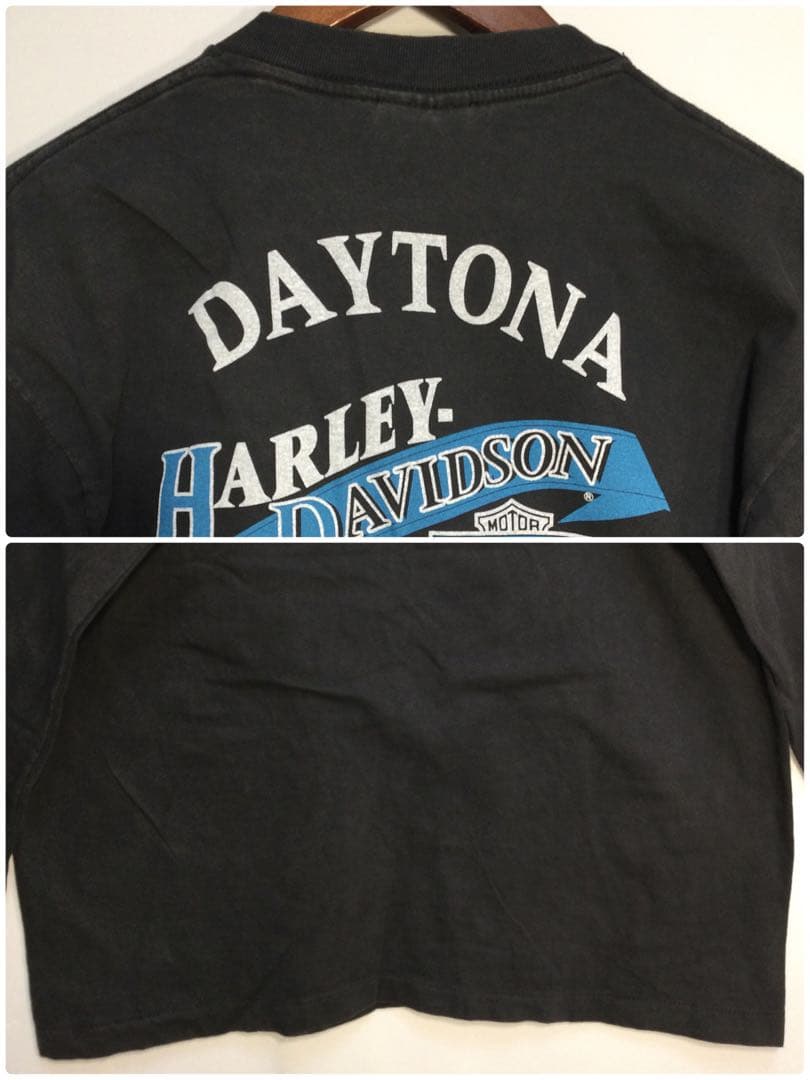 長袖ブラックtシャツ By HARLEY-DAVIDSON