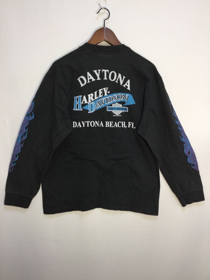 長袖ブラックtシャツ By HARLEY-DAVIDSON