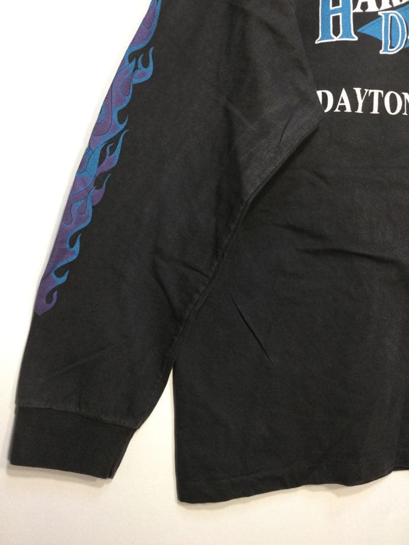 長袖ブラックtシャツ By HARLEY-DAVIDSON