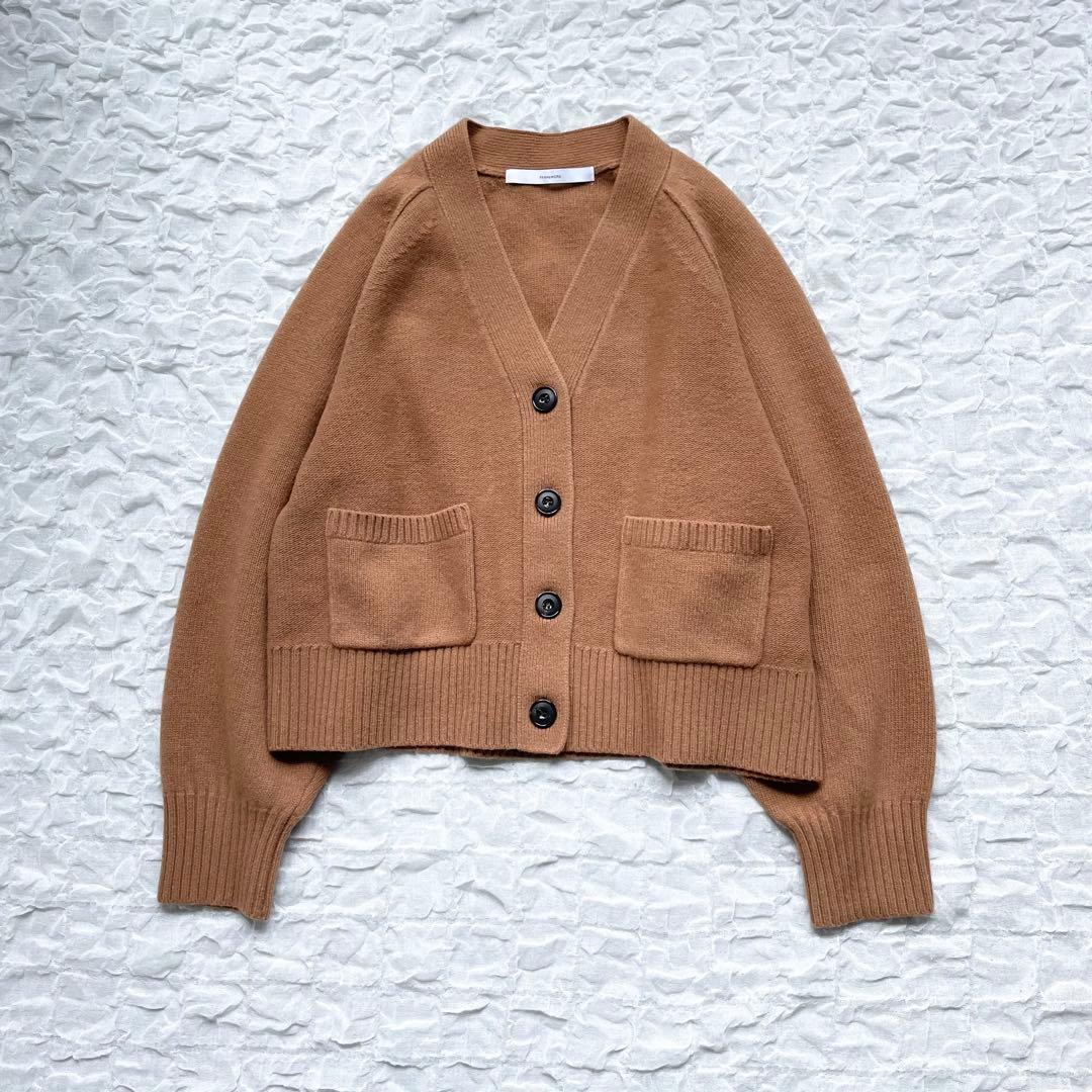 【美品】フレームワーク ウールカシミヤ Vネックショートカーディガン 近年モデル