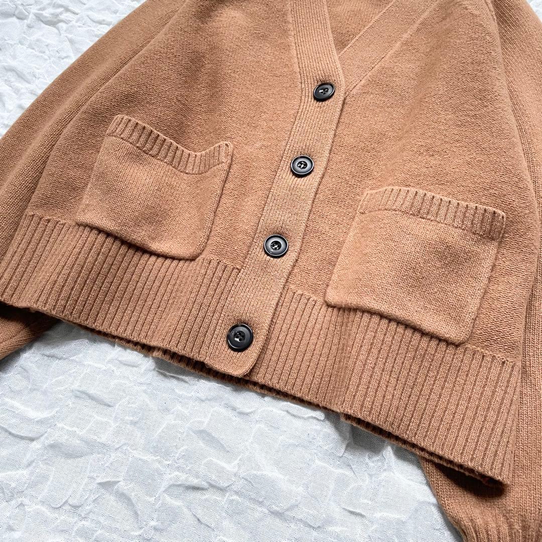 【美品】フレームワーク ウールカシミヤ Vネックショートカーディガン 近年モデル