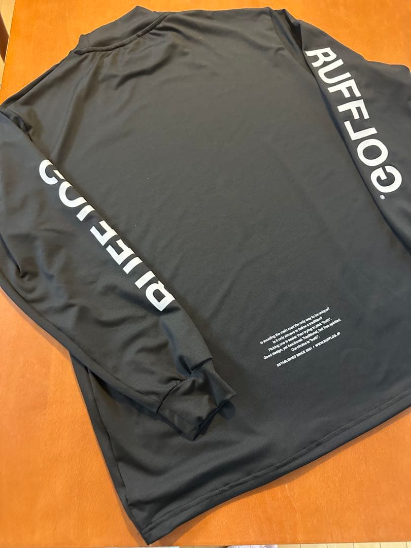 RUFFLOG DUAL SLEEVE LOGO モックネック