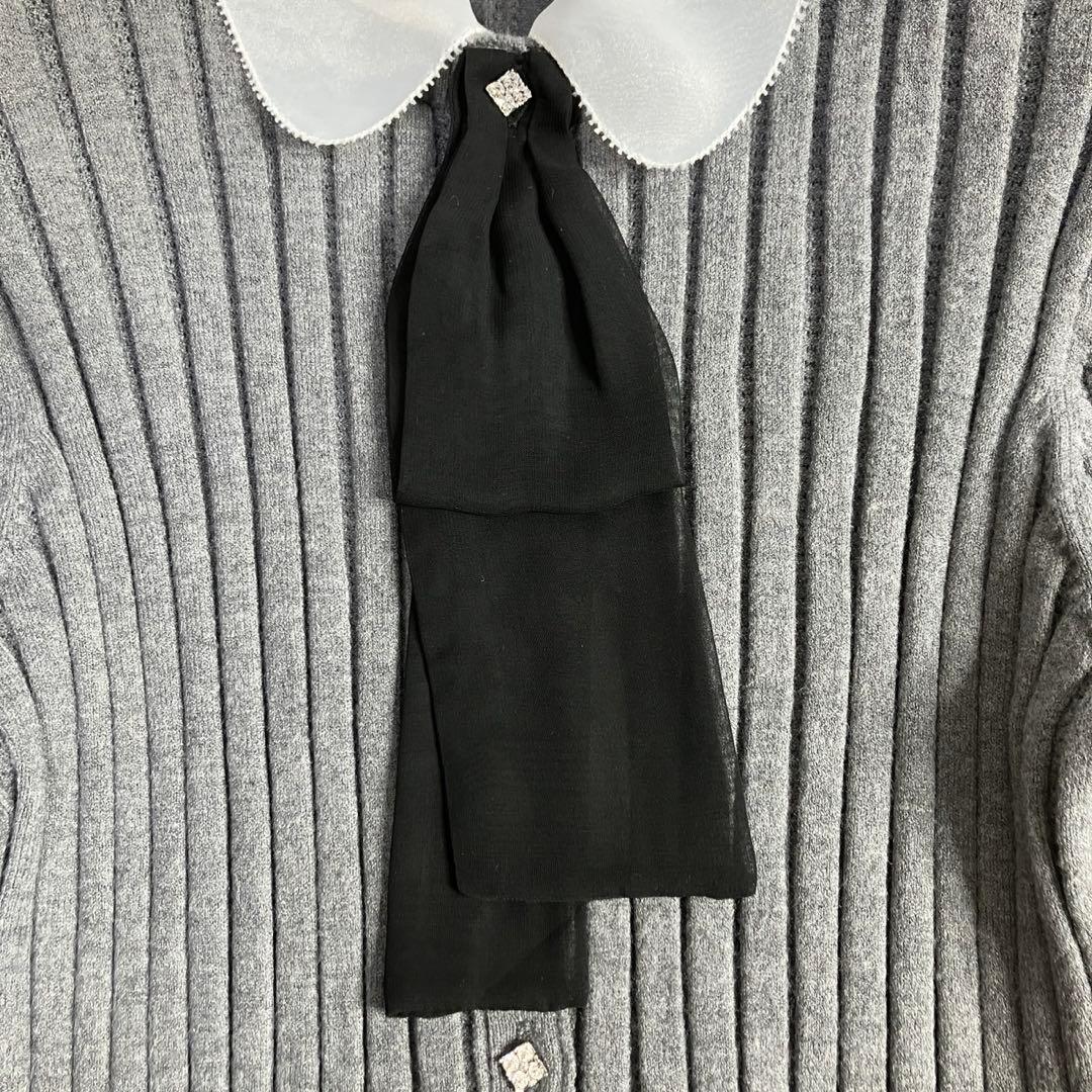 美品✨人気 セルフォード デタッチャブルボウ&カラーカーデ 4way 近年