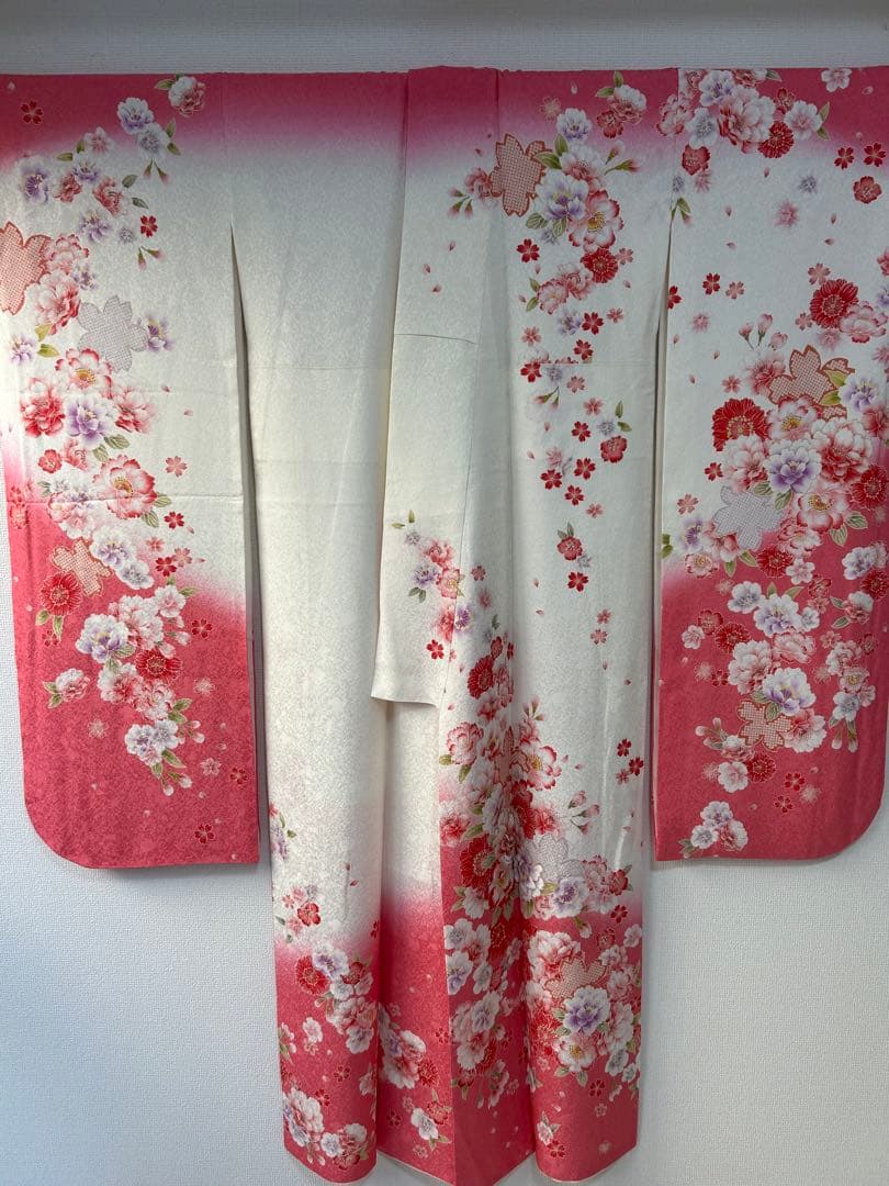 【 最終値下げ 】 豪華振袖５点セット！！　刺繍　花柄　着物スキ倶楽部　１９１