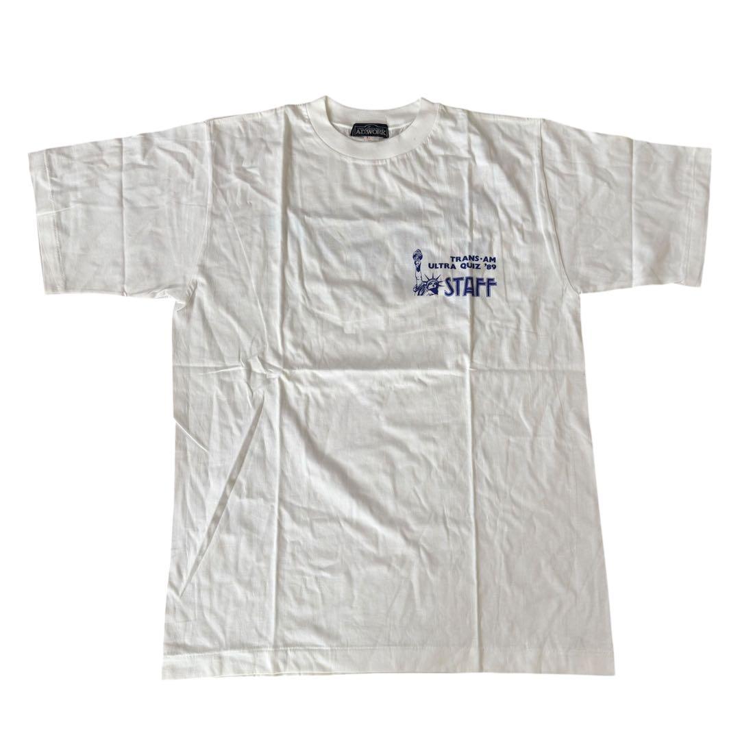 アメリカ横断ウルトラクイズ STAFF Tシャツ 89年 未使用