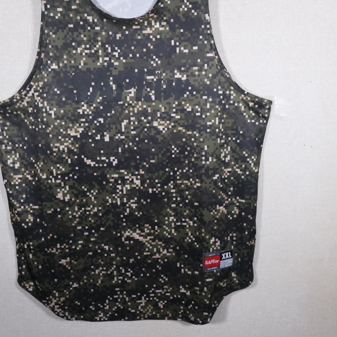 SAPEur サプール BASIC TANK TOP DIGITAL CAMO