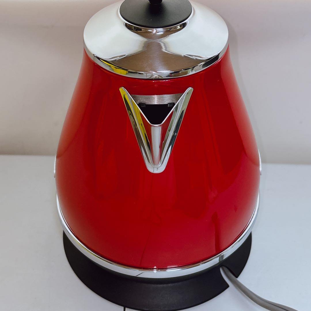 【極美品】デロンギ アイコナ 電気ケトル KBO1200J-R