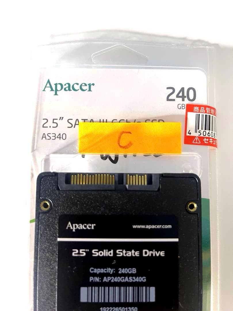 『Apacer Panther 』240GB x2枚120GBX2 (内SP1枚