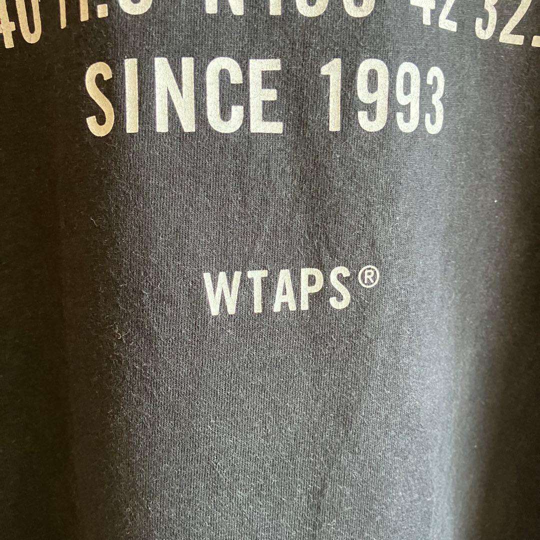 古着 日本製 wtaps ダブルタップス 両面ロゴtシャツ 黒 XL