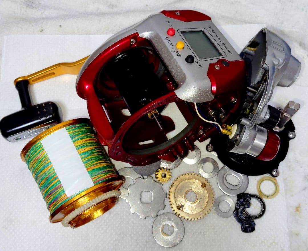 シマノ電動リール電動丸プレイズ3000 オーバーホールメンテナンス済み 美品⑧