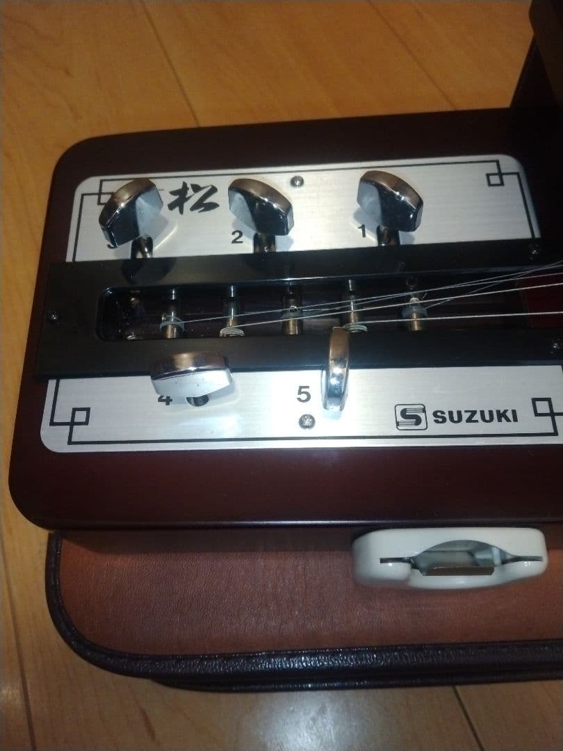 【極美品】大正琴　スズキ　特松 SUZUKI 特製 松　譜面代付