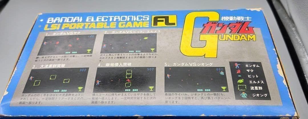 【動作品】 FL モビルスーツ ガンダム ゲーム レトロ 昭和 レア 希少