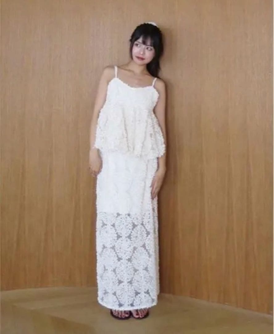SeaRoomlynn Petal Tulleロングスカート 新品タグ付き