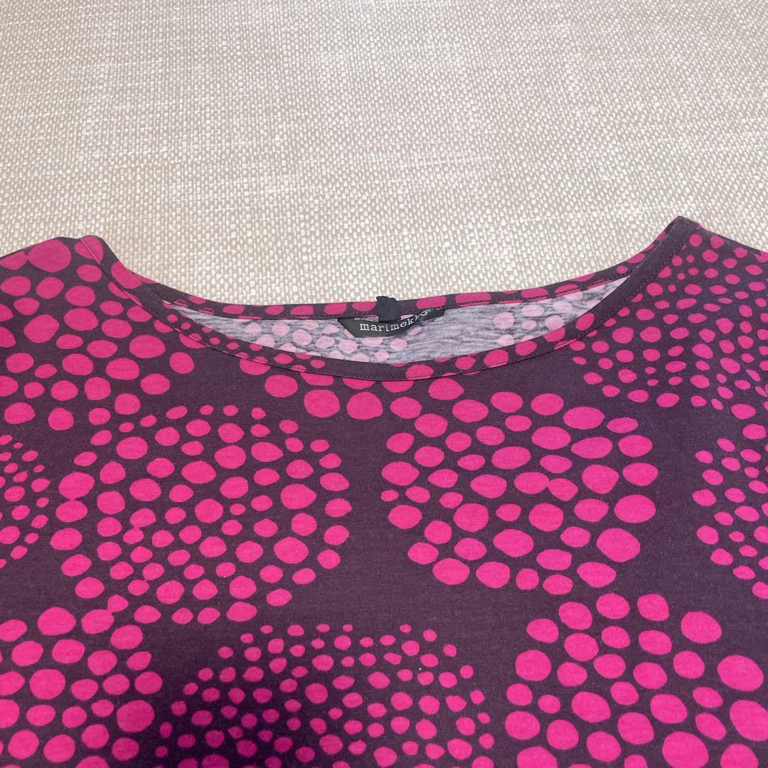 marimekko 長袖ワンピース　Ｌサイズ　希少