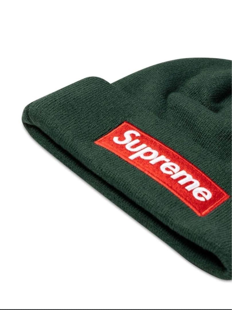 Supreme ニット帽 ダークグリーン 新品未使用