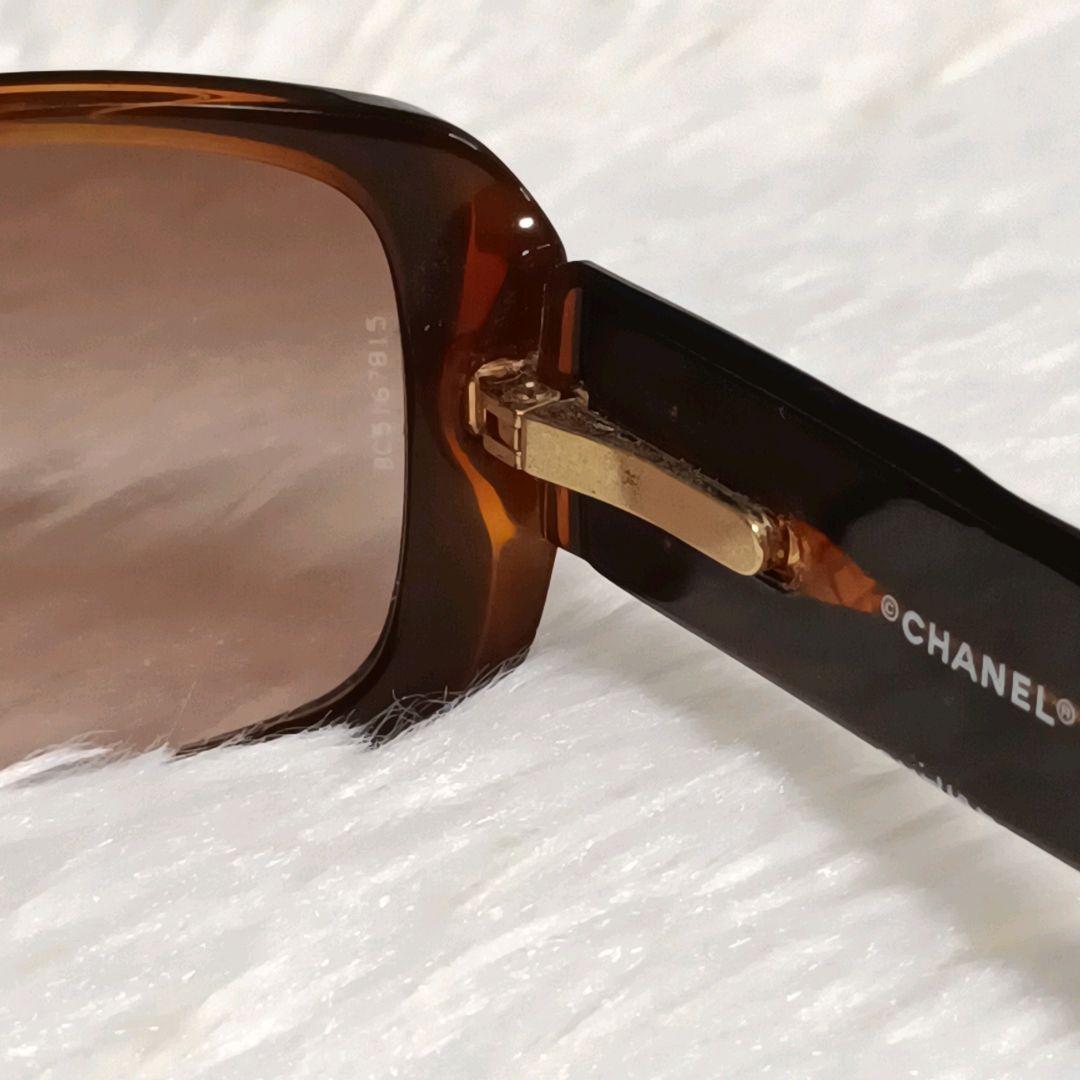 CHANEL シャネル 5111 カメリア サングラス ブラウン イタリア製