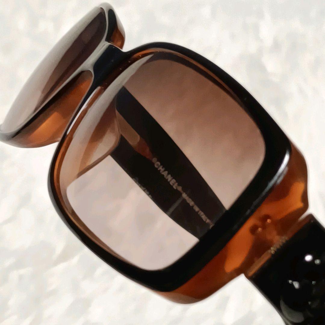CHANEL シャネル 5111 カメリア サングラス ブラウン イタリア製