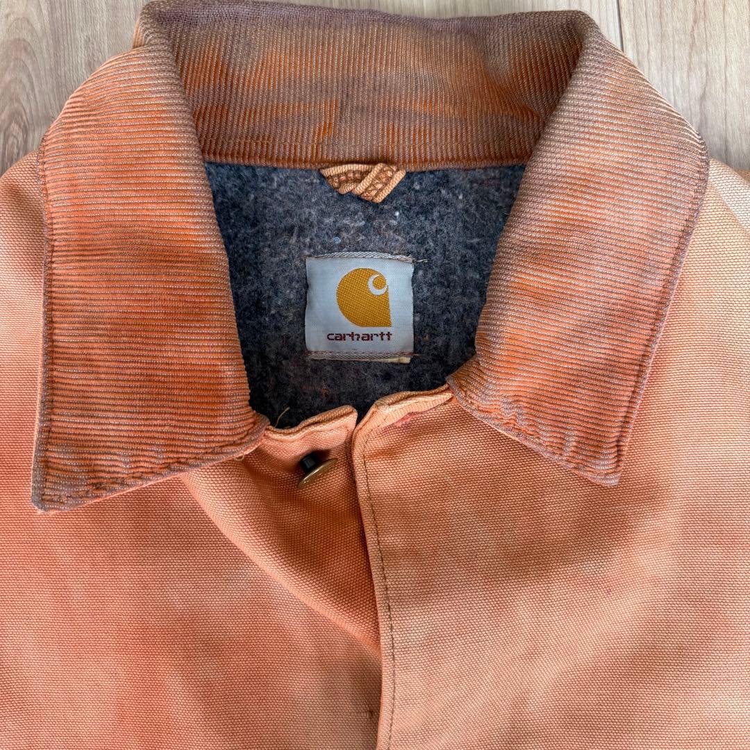 【雰囲気抜群】Carhartt チョアコート 後染め 一点物 雰囲気系 グランジ
