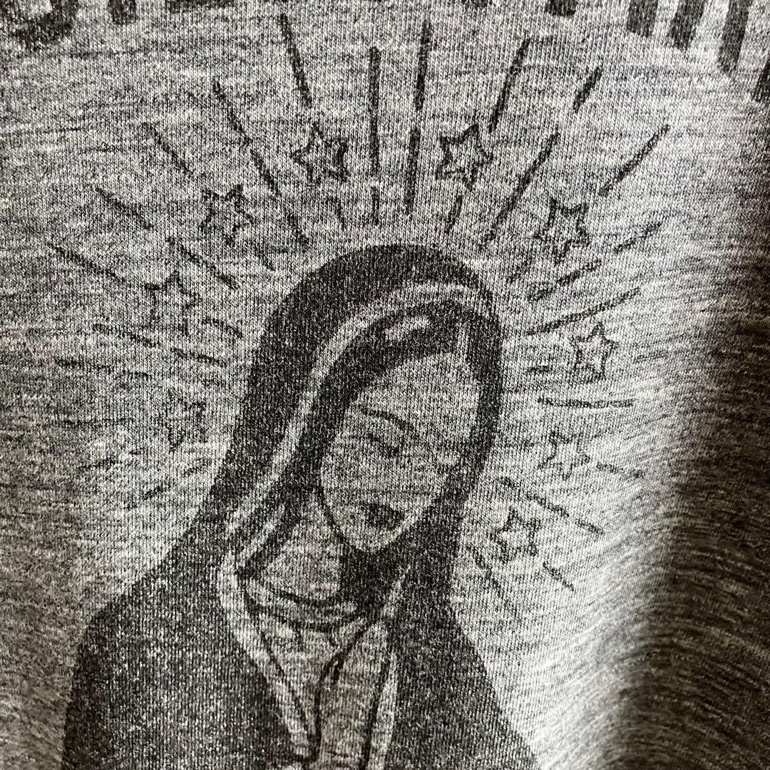 希少 初期タグ ワコマリア プレイングマリアtシャツ 杢グレー L