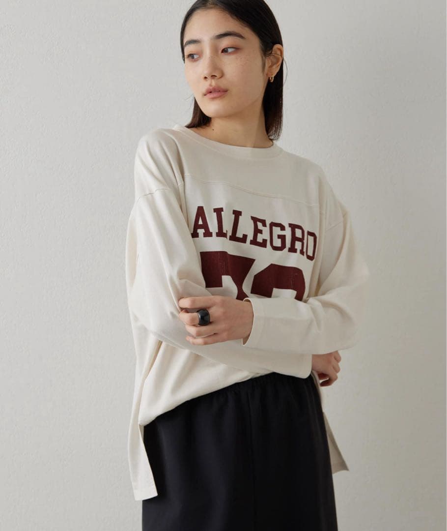 ウィムガゼット　フットボールロングTシャツ