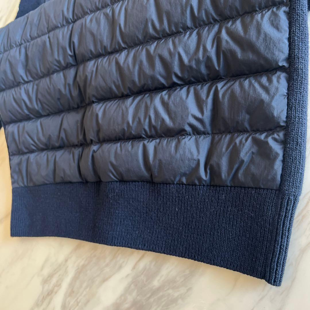 MONCLER【XS大きめレディース】HYBRID カーディガン ネイビー