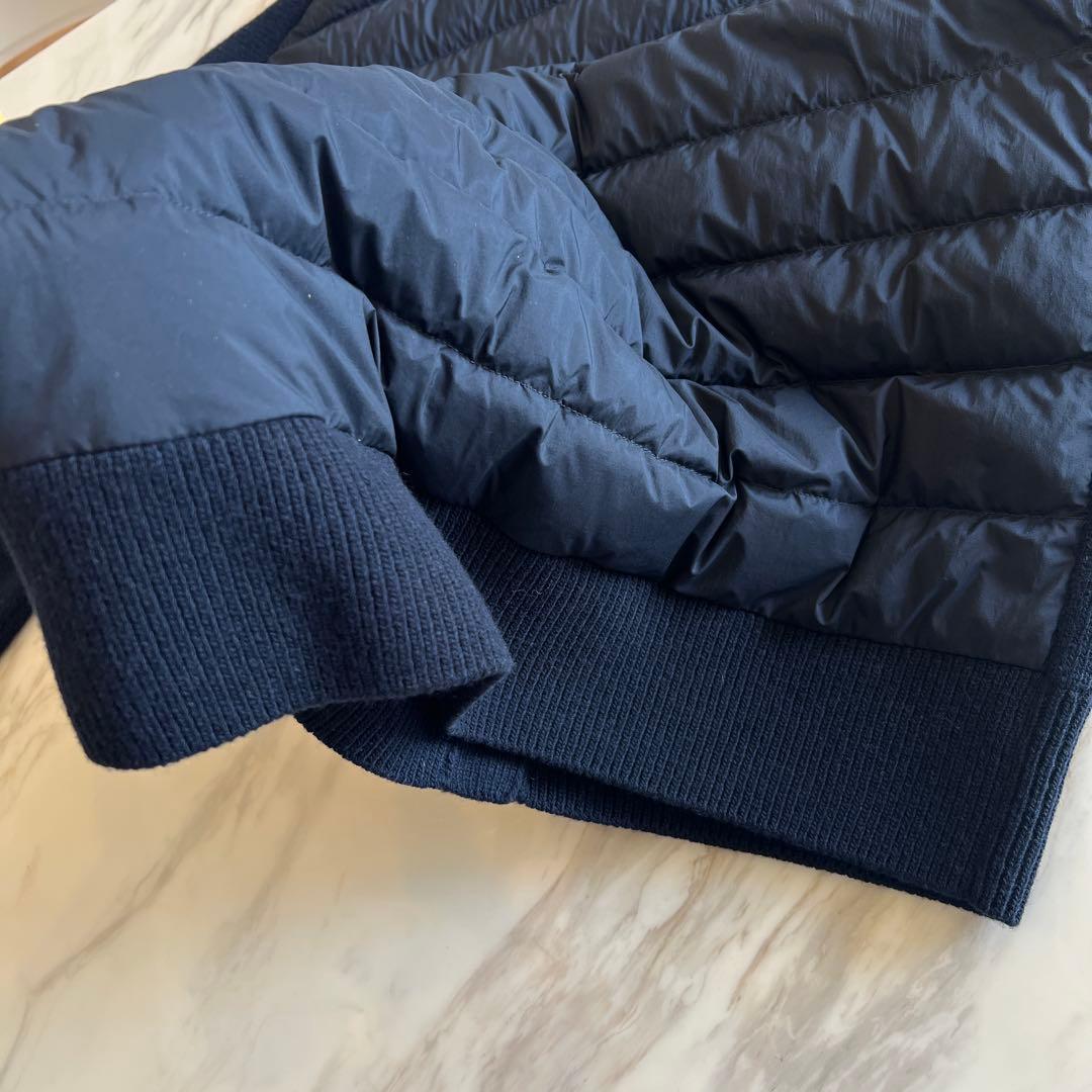 MONCLER【XS大きめレディース】HYBRID カーディガン ネイビー