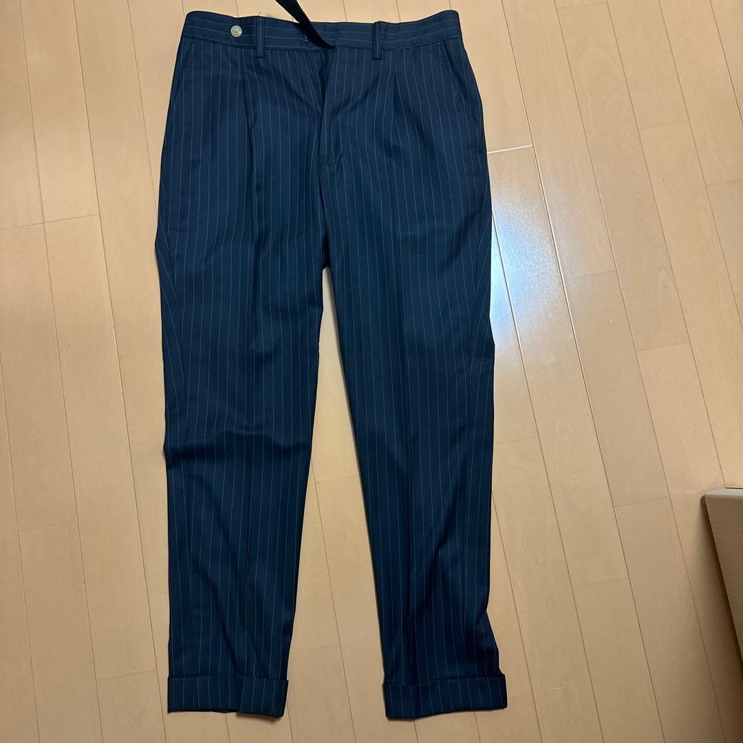 widerange セットアップ　ストライプダブルスーツ　ストライプ ジャケット