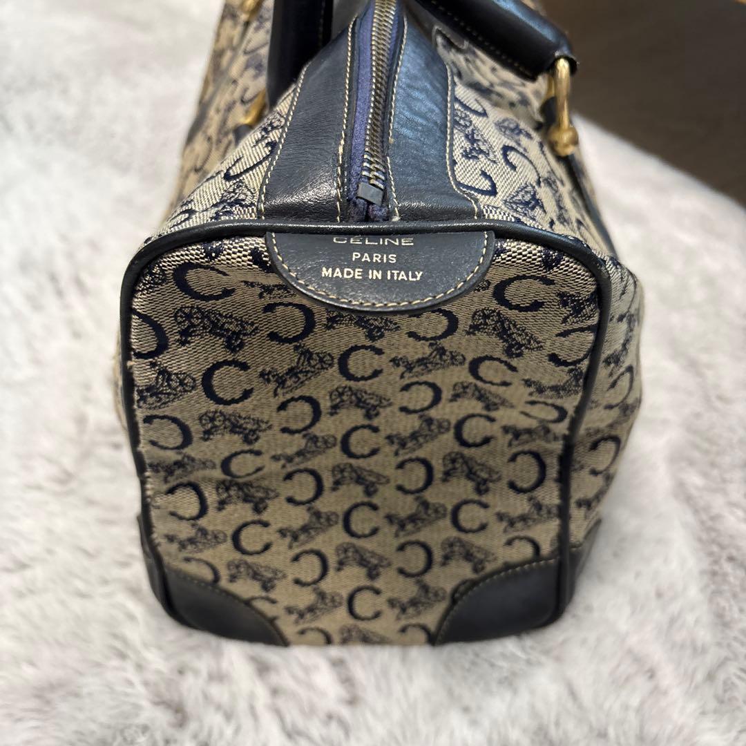 CELINE セリーヌ ボストンバッグ ベージュ ブラック