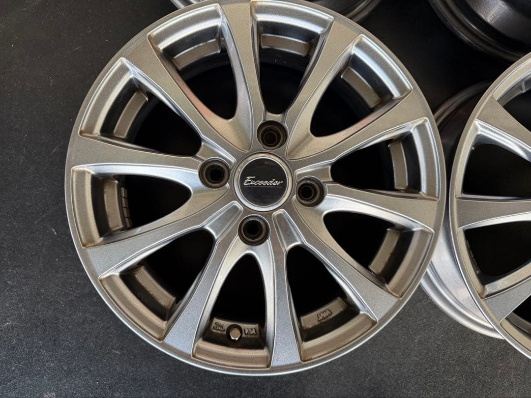 Exceeders ホイール 14×4.5J +45 4本セット中古