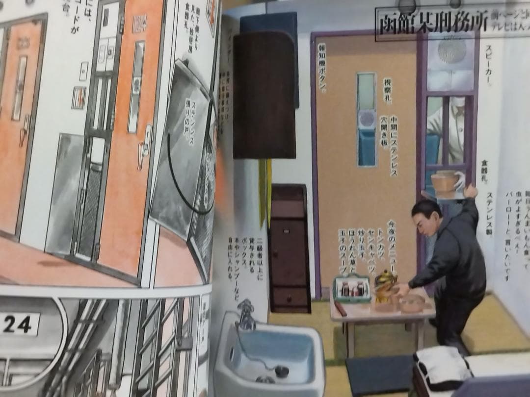 ●花輪和一 刑務所の中 刑務所の前 全5巻 セット 実録コミック 飯テロ 漫画●