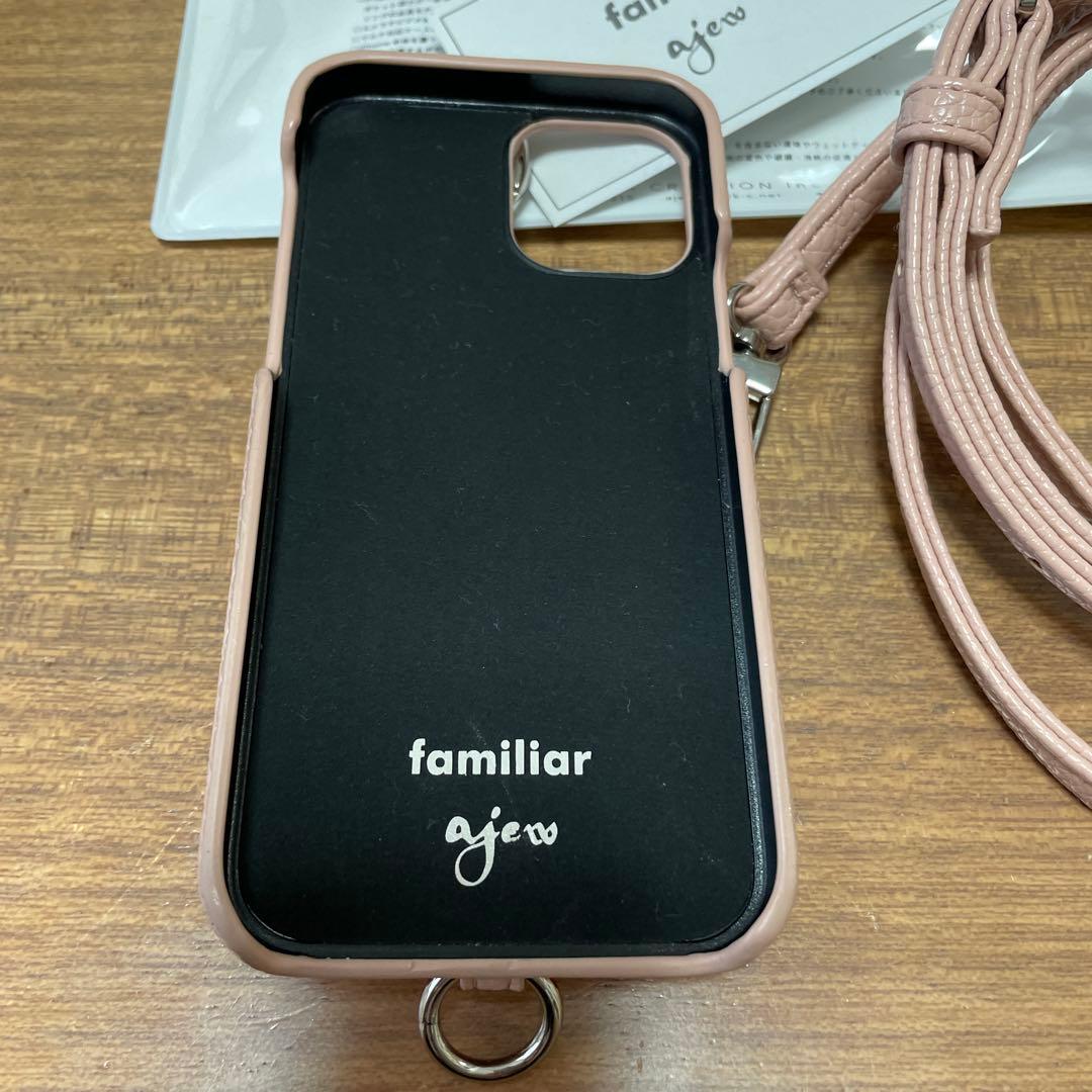 ファミリア　ajew. スマホケース　iPhone12/12pro