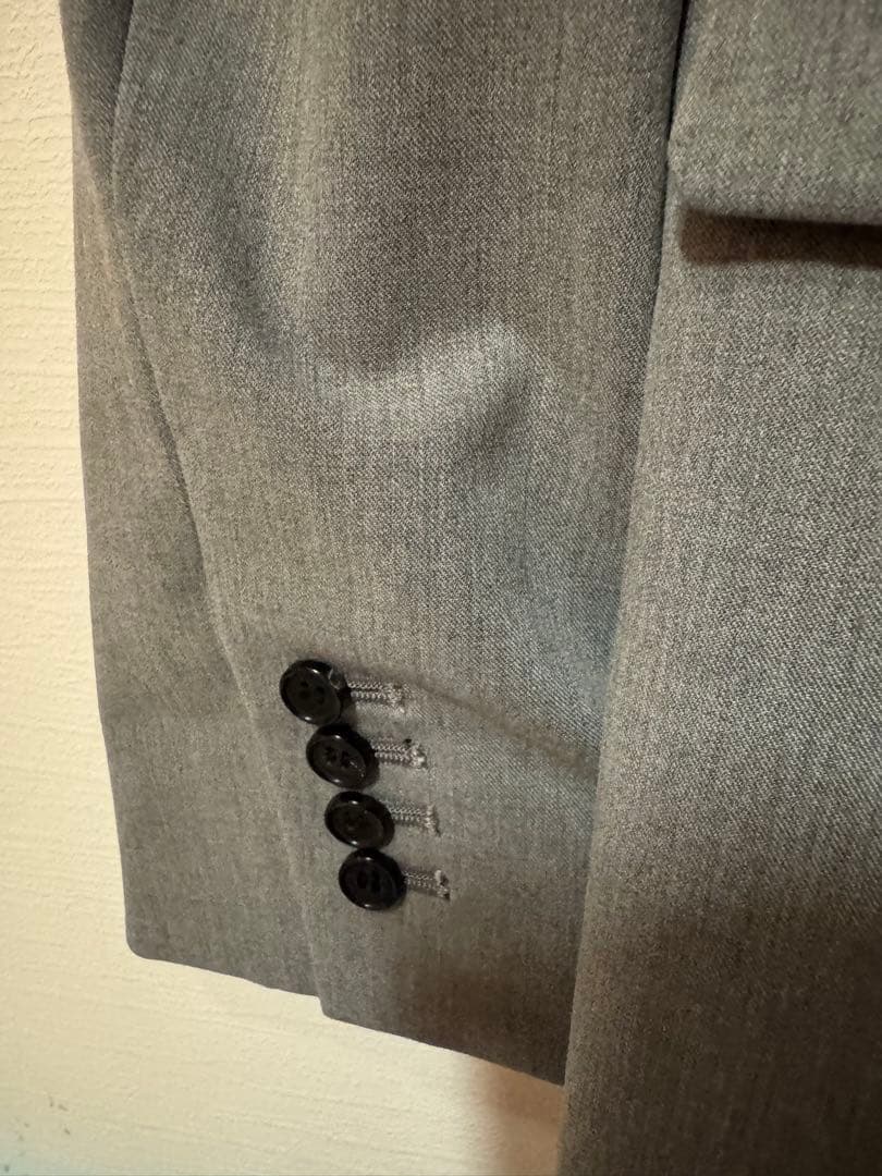 ❤️美品❤️anuans ピークドラペルダブルジャケット　グレー1 Ｓサイズ