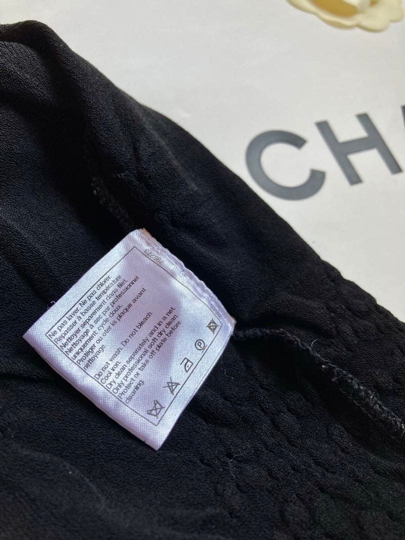 【極美品】CHANEL シャネル 定番リトルブラックドレス 38 クリーニング済