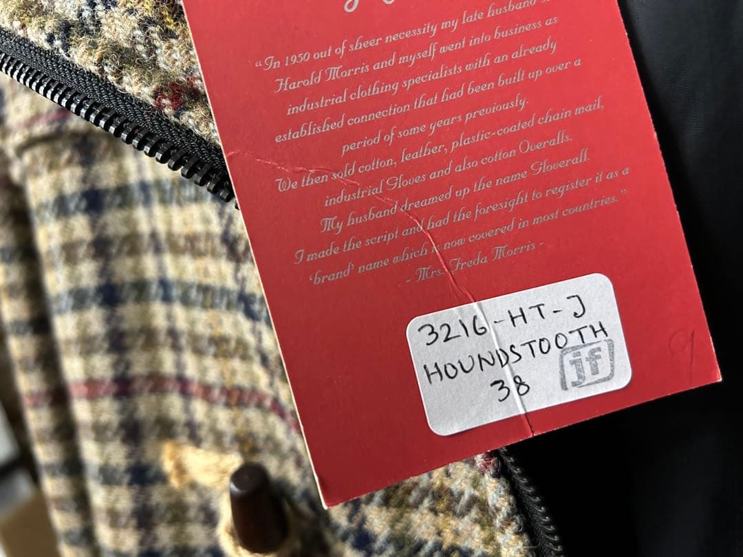 グローバーオール Harris Tweed ダッフルコート 100%ウール