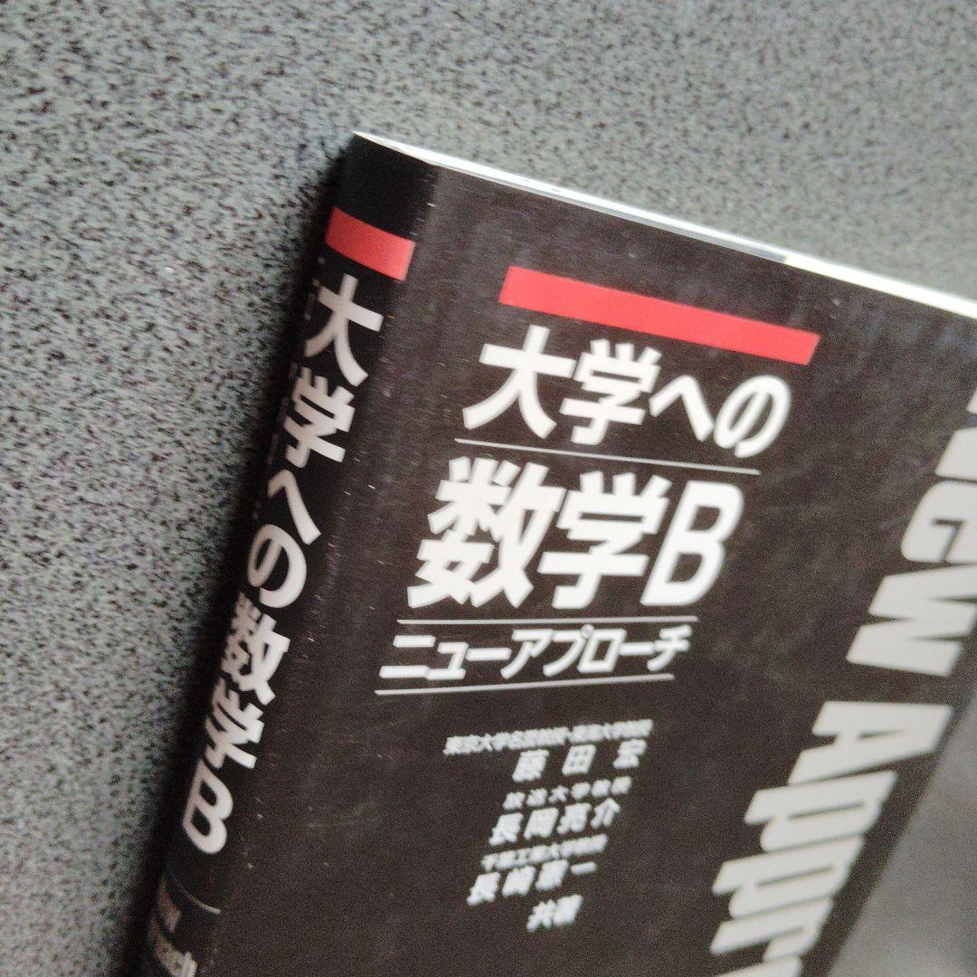 大学への数学Bニューアプローチ　2003年発行第9刷　研文書院　藤田宏 長岡亮介