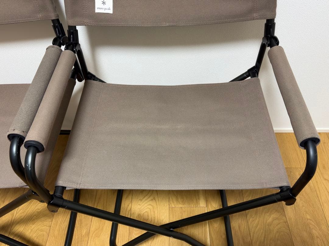 スノーピーク　FDチェアワイド グレー LV-077GY　2脚セット　④
