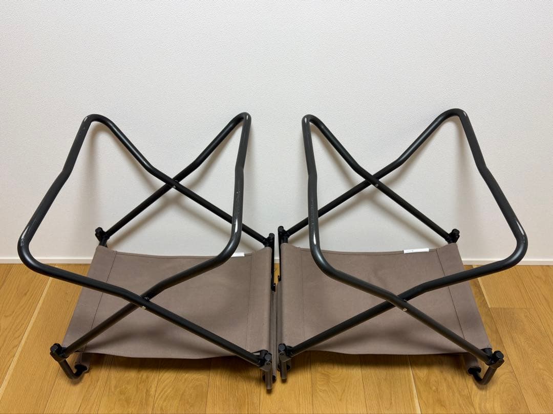 スノーピーク　FDチェアワイド グレー LV-077GY　2脚セット　④