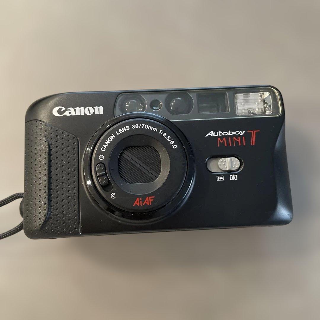 Canon Autoboy Mini T フィルムカメラ ケース、電池入り