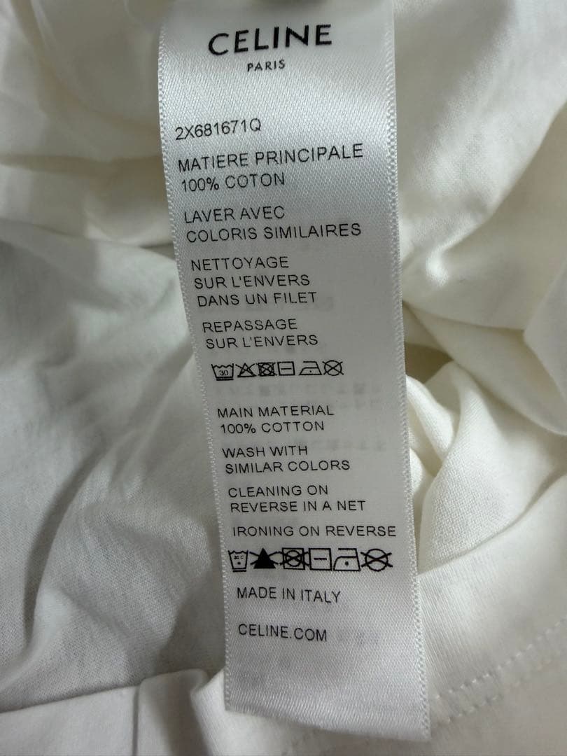 CELINE Tシャツ ホワイト