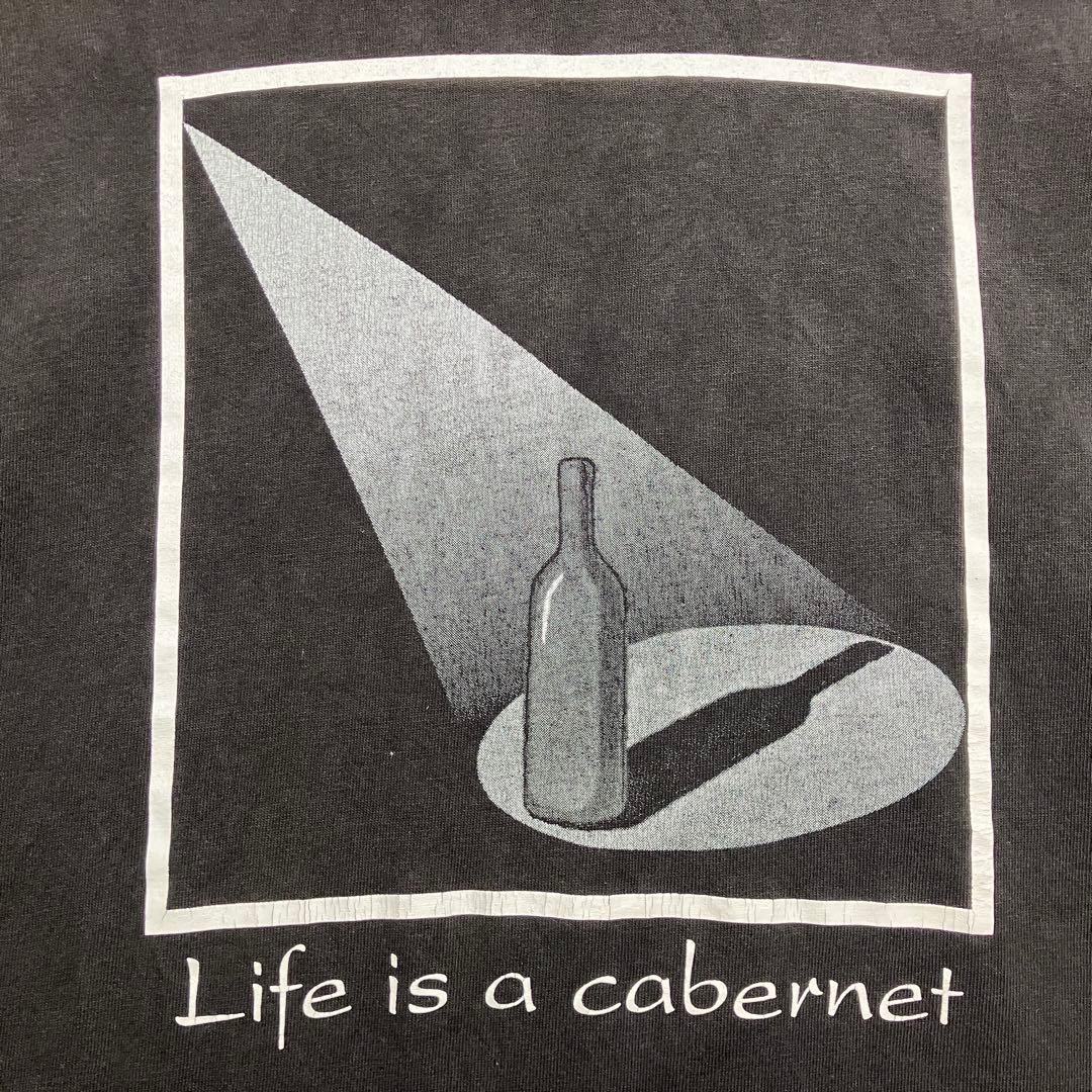 90's Life is a cabernet tシャツ アートt XL