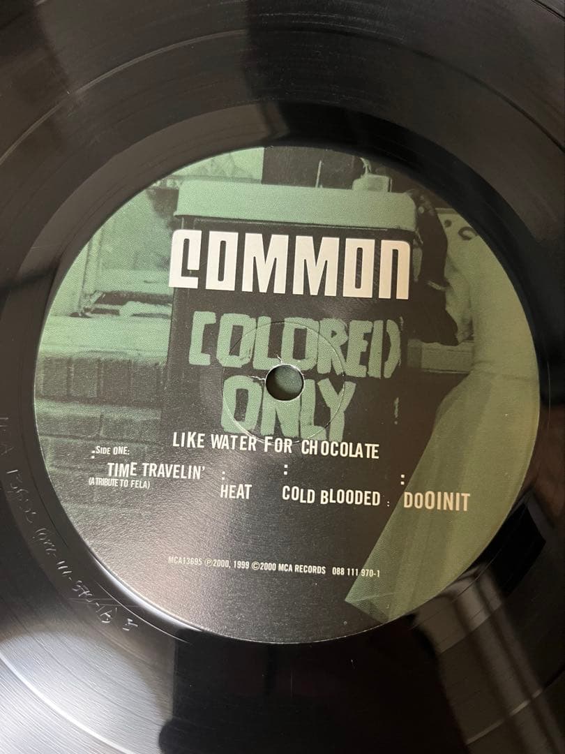 Common Like Water for Chocolate レコード 2LP