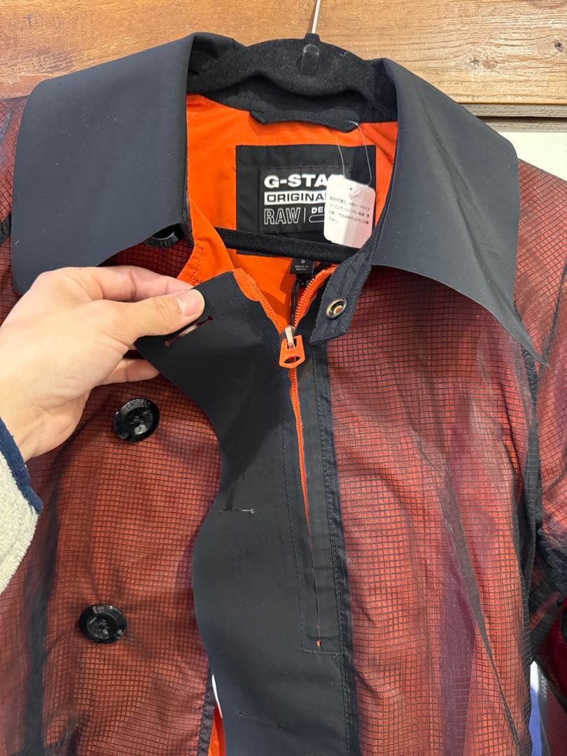 新品未使用 G-STAR RAW レディース トレンチコート S ブラック