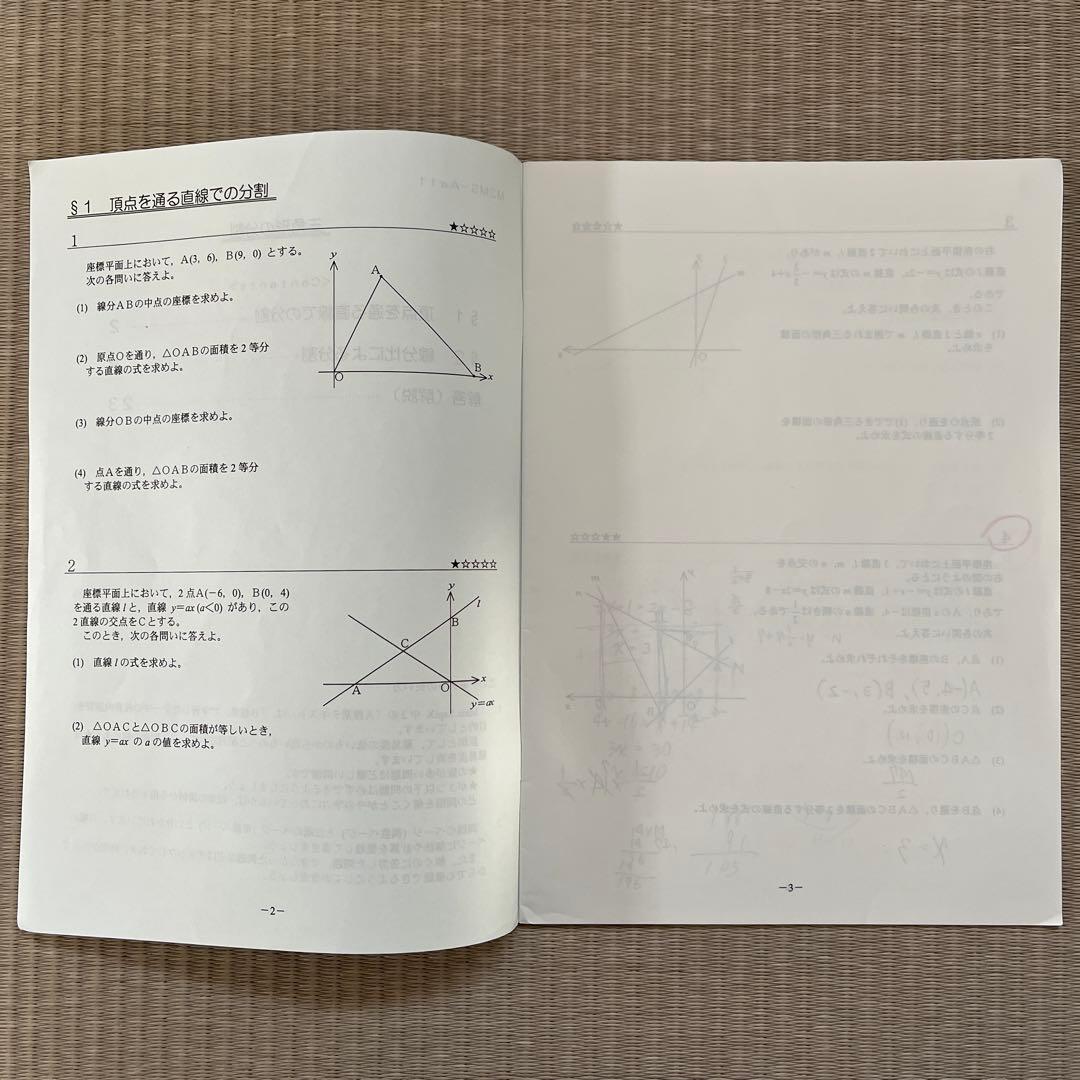 MAIN SAPIX 他 中学2年 数学